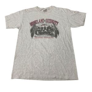 Vintage Homeland Security Graphic T-shirt